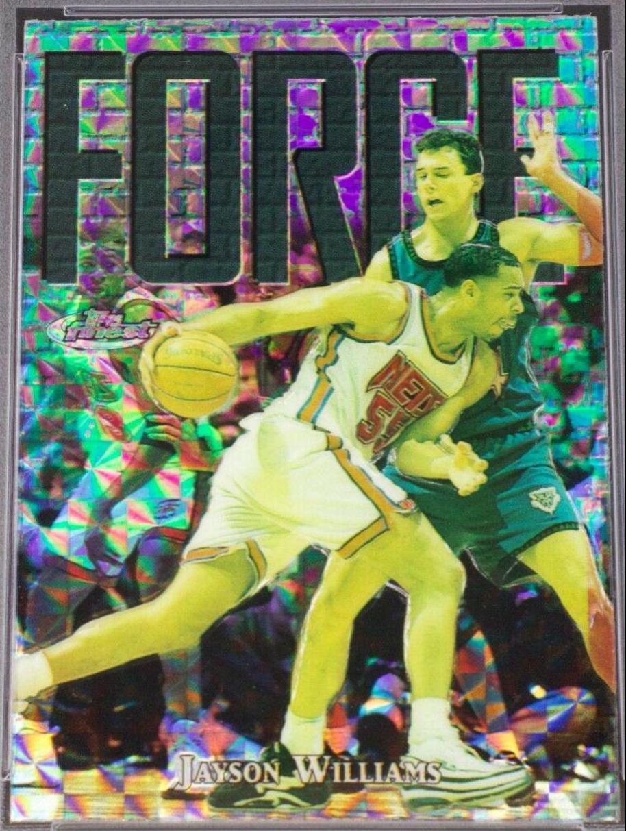 Jayson Williams Refractor #147 Basketball Cards 1997 Finest Embossed