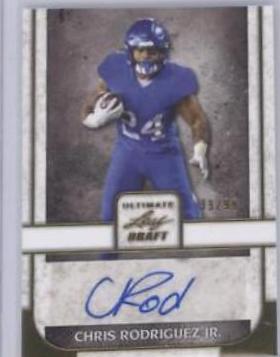 Chris Rodriguez Jr. #BA-CRJ 2022 Leaf Ultimate Draft Autographs Football