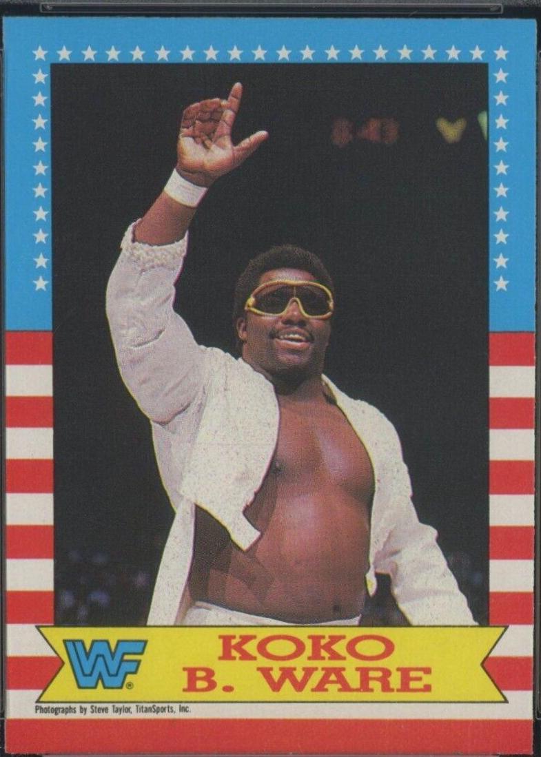 Koko B. Ware #5 Wrestling Cards 1987 O Pee Chee WWF