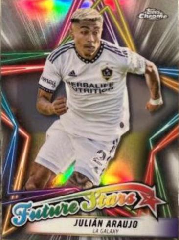 Julian Araujo #FS-7 Soccer Cards 2022 Topps Chrome MLS Future Stars