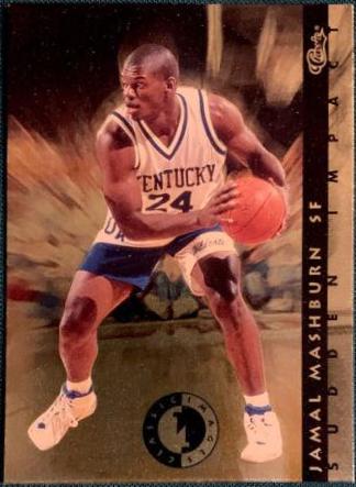 Jamal Mashburn #SI 14 Basketball Cards 1993 Classic Images Sudden Impact