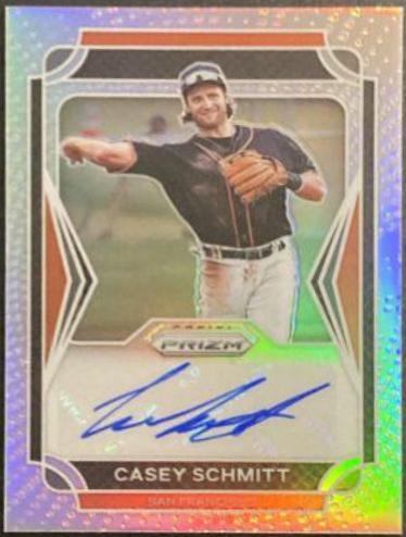 Casey Schmitt #21 Baseball Cards 2021 Panini Prizm Draft Picks Autographs