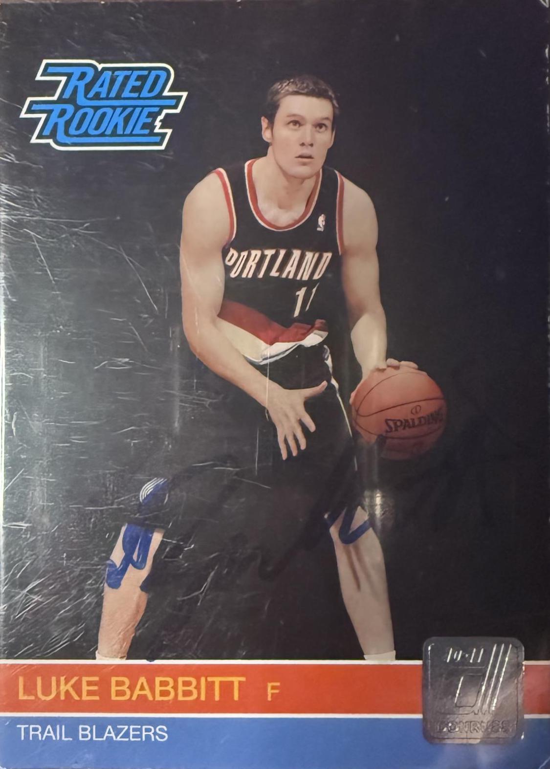 Luke Babbitt #243 Basketball Cards 2010 Donruss