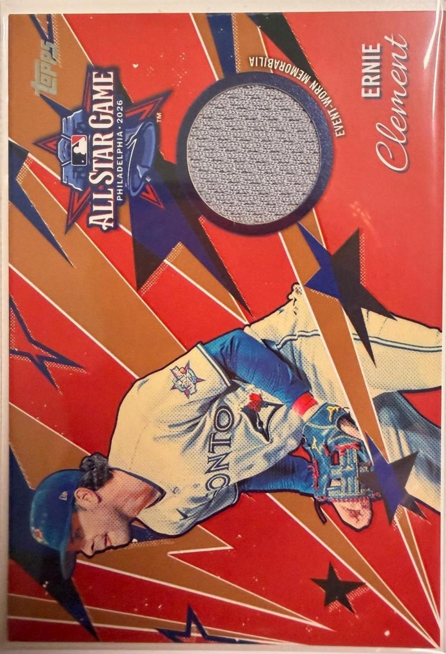 Ernie Clement #AS-EC 2026 Topps Update All Star Stitches Baseball
