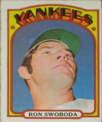 Ron Swoboda #8 Baseball Cards 1972 Topps