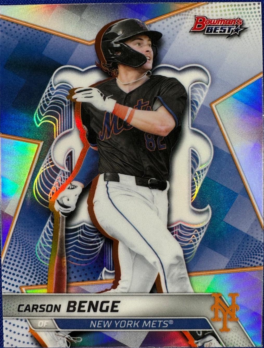 Carson Benge [Refractor] #TP-22 Prices | 2025 Bowman's Best Top ...
