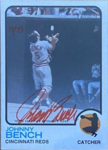 Johnny Bench [Special Edition Red Ink] #ROA-JBN