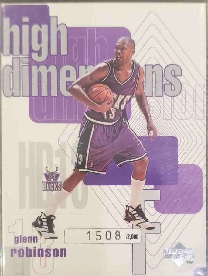 Glenn Robinson #HD13 Basketball Cards 1997 Upper Deck High Dimensions