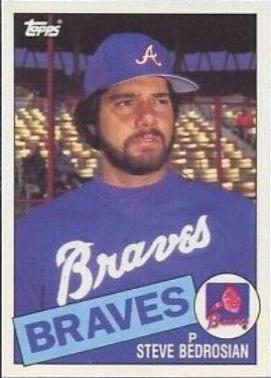 Steve Bedrosian #25 Baseball Cards 1985 Topps Tiffany
