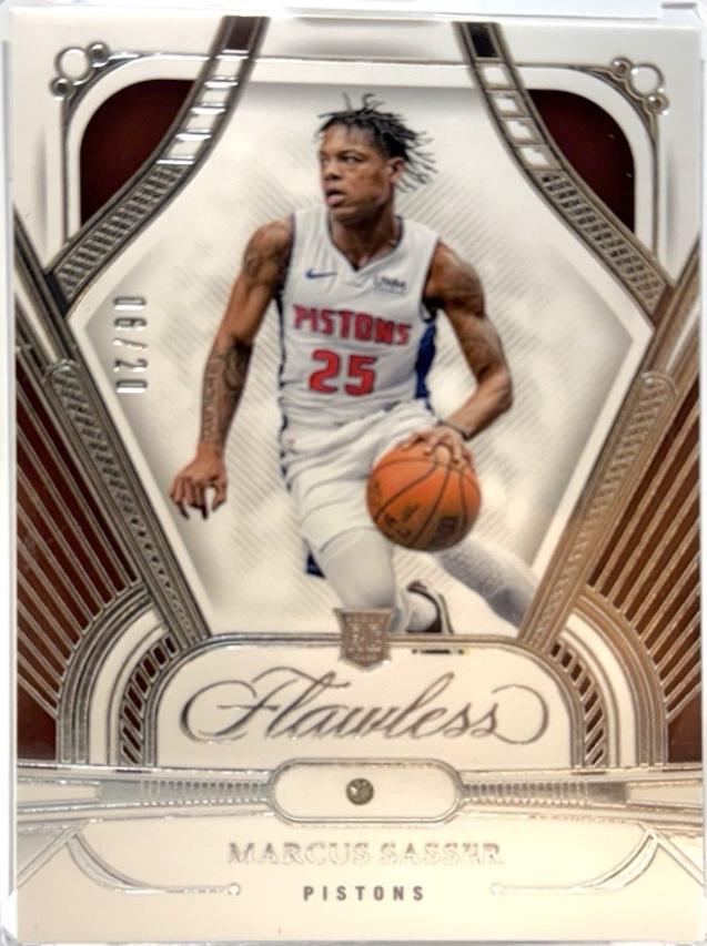 Marcus Sasser #4 Basketball Cards 2023 Panini Flawless