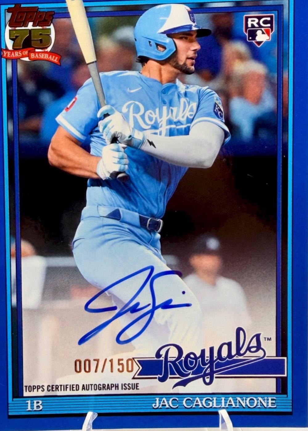 Jac Caglianone #91B2-JCA 2026 Topps Series 2 1991 Autograph Baseball