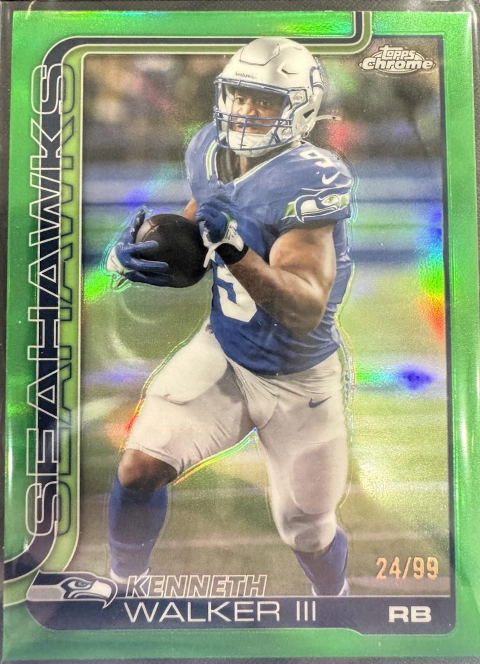Kenneth Walker III [Football Leather Green] #276