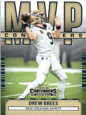Drew Brees #MC-DBR Football Cards 2020 Panini Contenders MVP