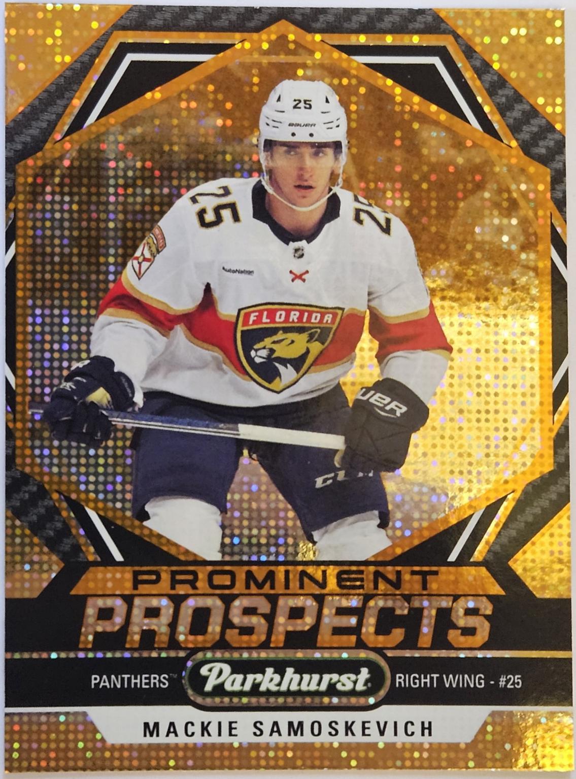 Mackie Samoskevich #PP-SM 2023-24 Parkhurst Hockey Prominent Prospects