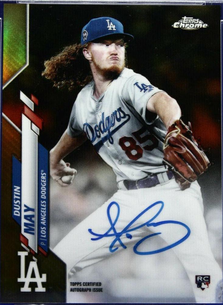 Dustin May [Gold Refractor] #RA-DM
