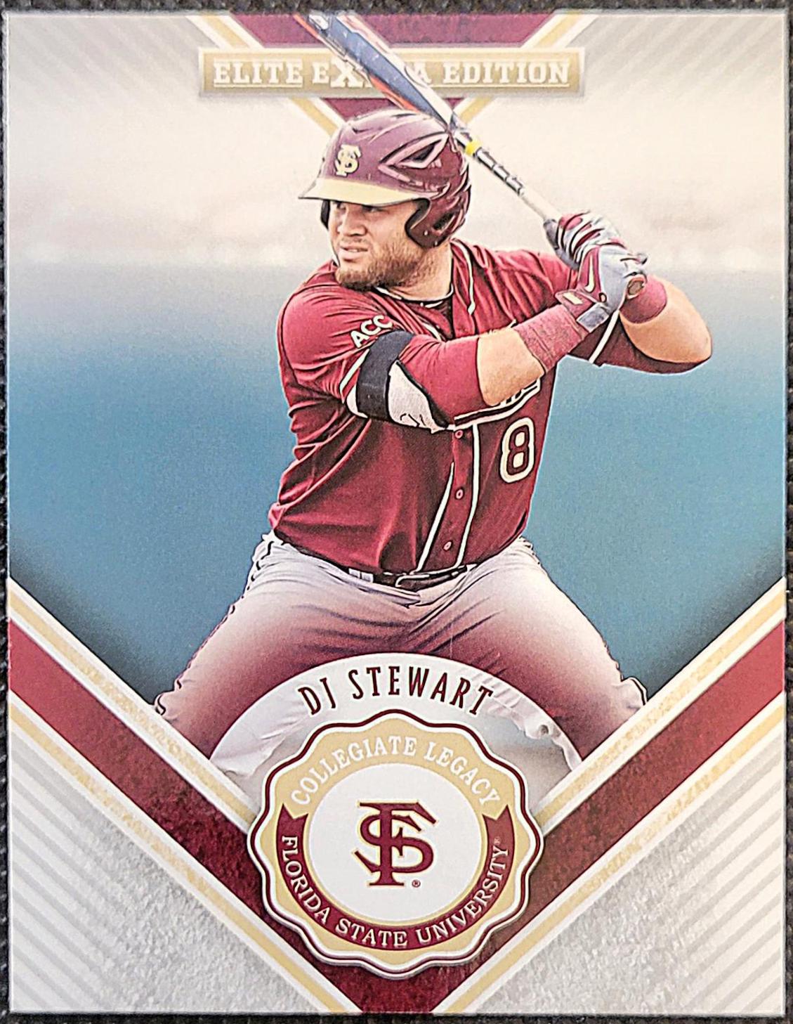 Dj Stewart #18 Baseball Cards 2015 Panini Elite Extra Edition Collegiate Legacy