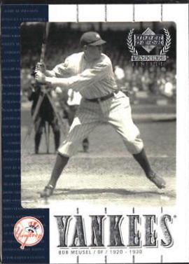 Bob Meusel #21 Baseball Cards 2000 Upper Deck Yankees Legends