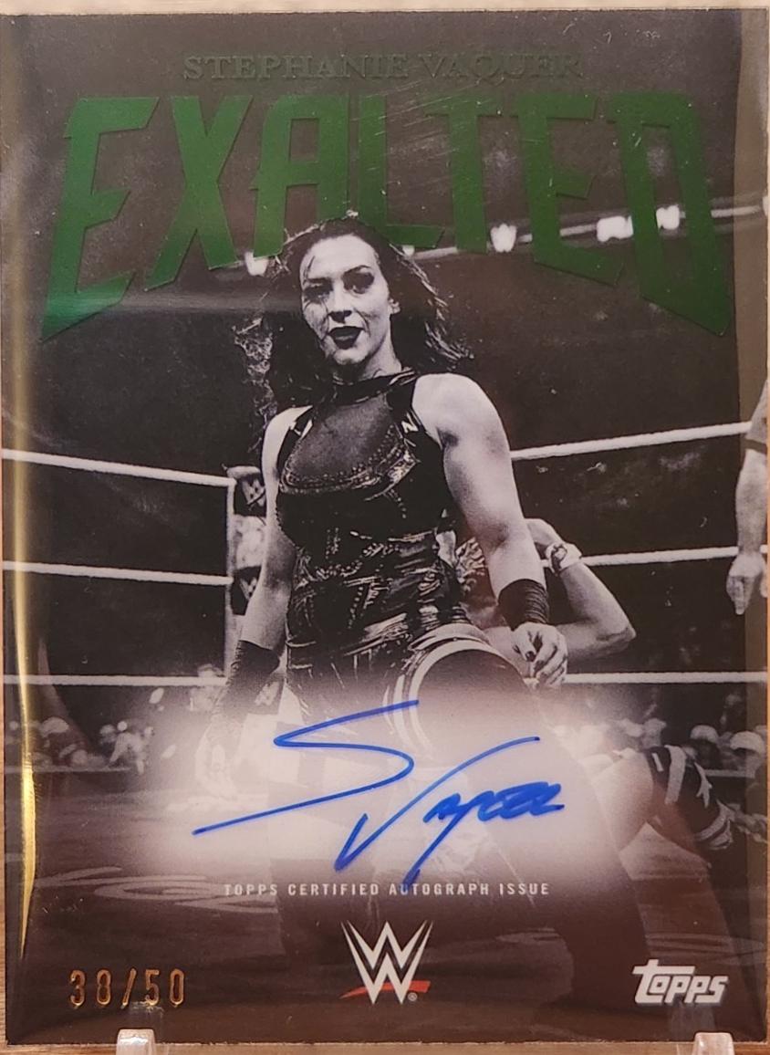 Stephanie Vaquer [Green] #BWS-SVR Precios | 2025 Topps Exalted WWE ...
