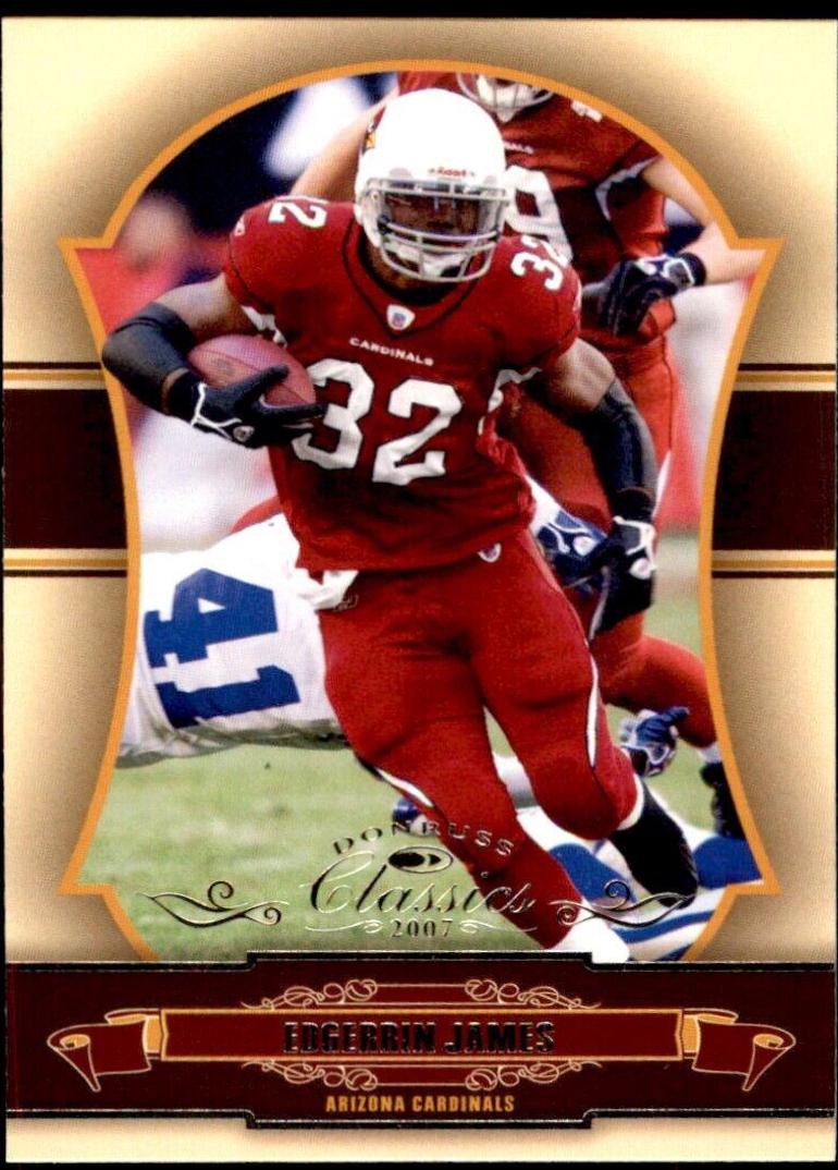 Edgerrin James #2 Football Cards 2007 Panini Donruss Classics