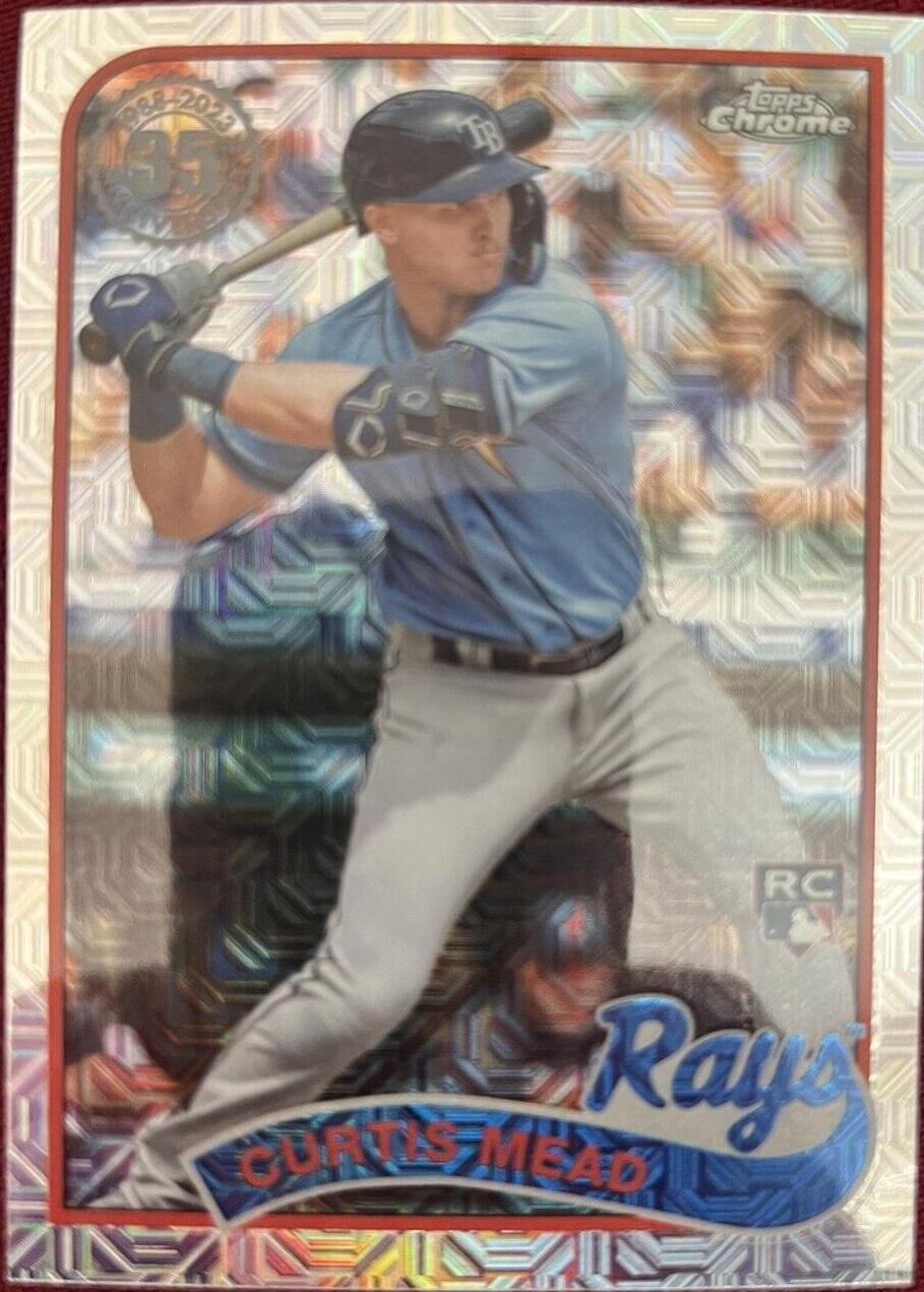 Curtis Mead #T89C-53 Baseball Cards 2024 Topps 1989 Chrome Silver Pack