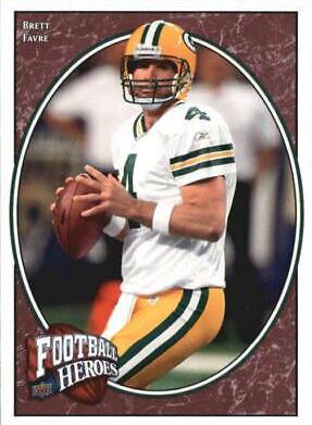 Brett Favre #8 Football Cards 2008 Upper Deck Heroes