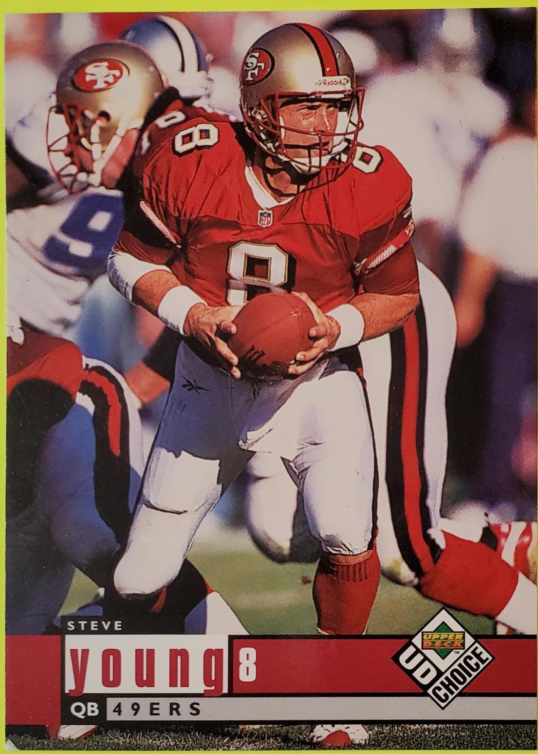 Steve Young #4 Football Cards 1998 Upper Deck UD Choice