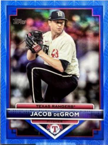 Jacob degrom #75 2023 Topps Flagship Collection Baseball