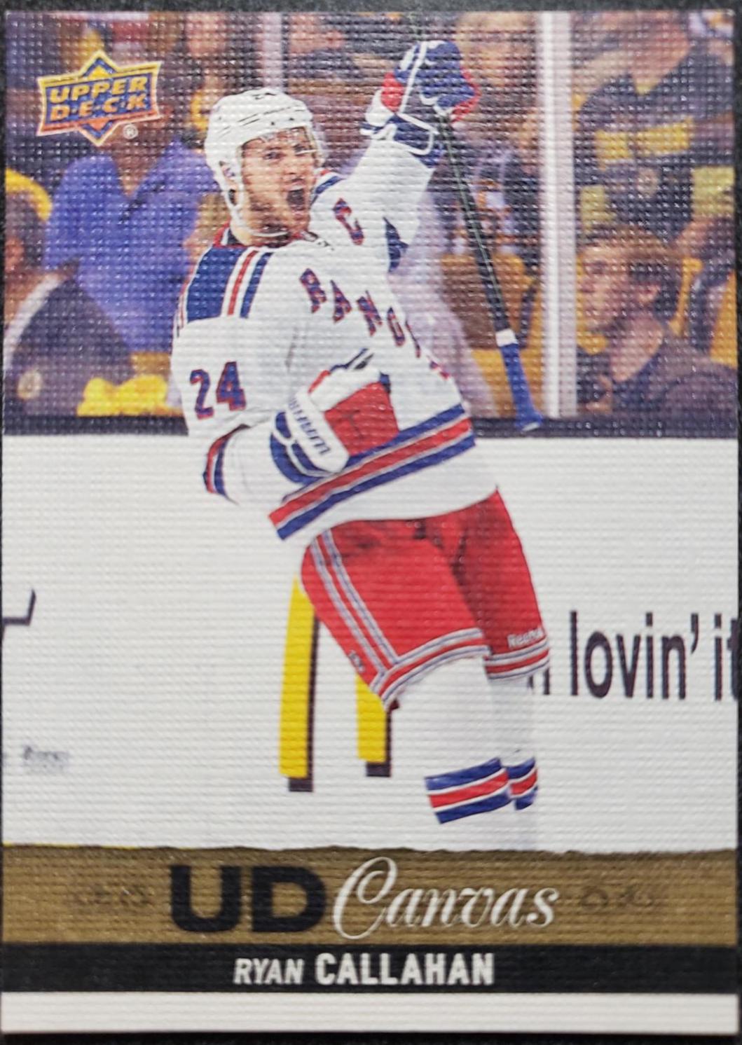 Ryan Callahan #C13 Hockey Cards 2013 Upper Deck Canvas