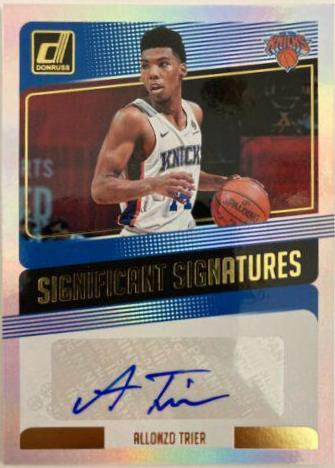 Allonzo Trier #AT Basketball Cards 2018 Panini Donruss Significant Signatures