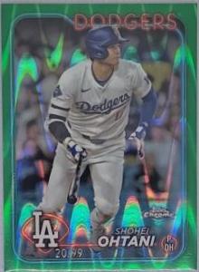 Shohei Ohtani [RayWave Green Refractor] #1