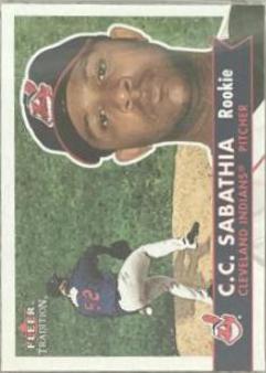 C. C. Sabathia #482 Baseball Cards 2001 Fleer