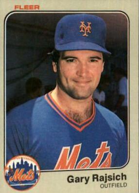 Gary Rajsich #553 Baseball Cards 1983 Fleer