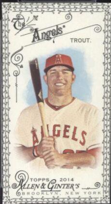 Mike Trout [Mini Black Border] #101