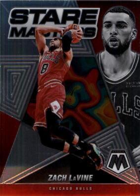 Zach LaVine #8 Basketball Cards 2021 Panini Mosaic Stare Masters