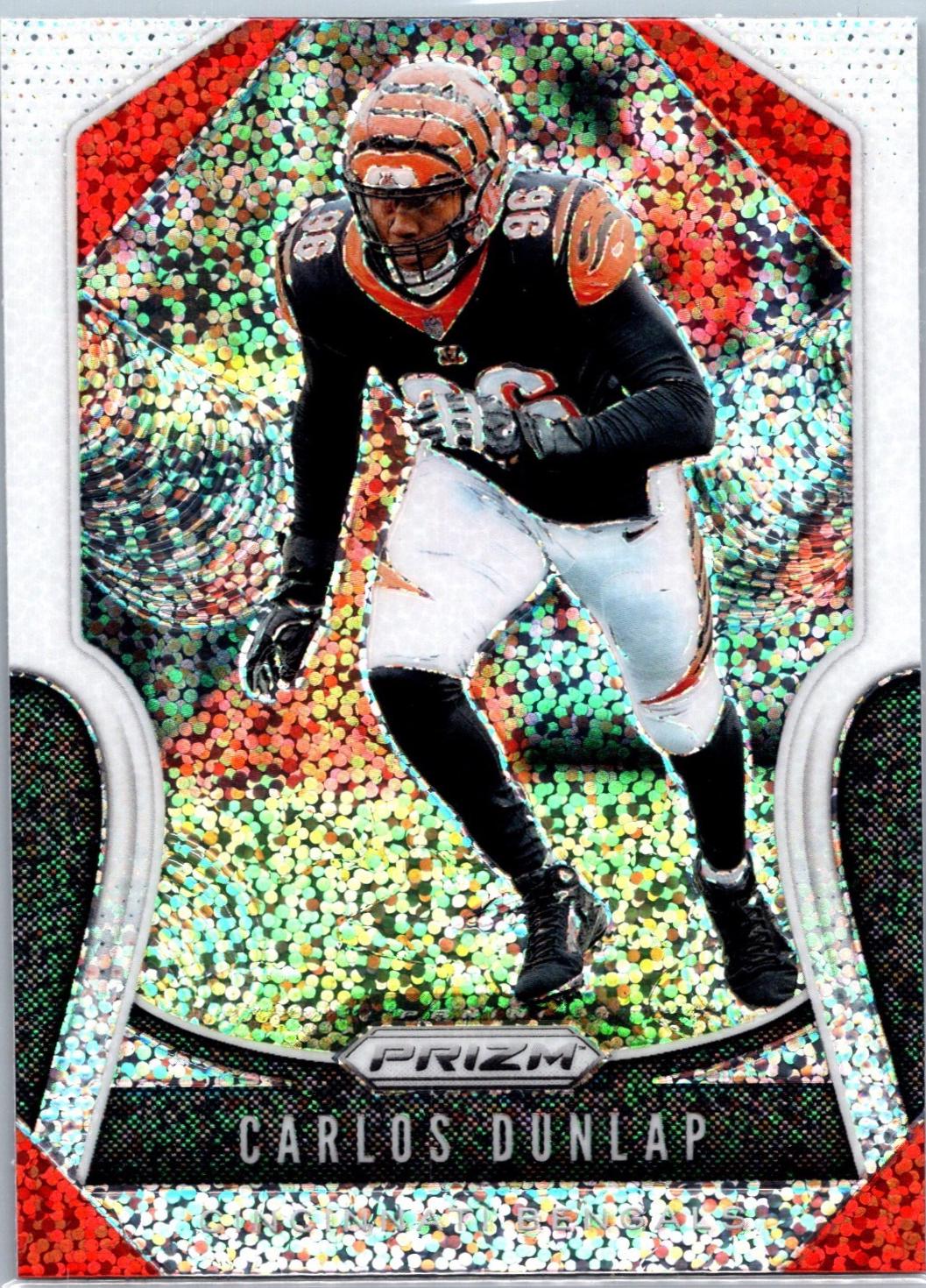 Carlos Dunlap [White Sparkle Prizm] #82