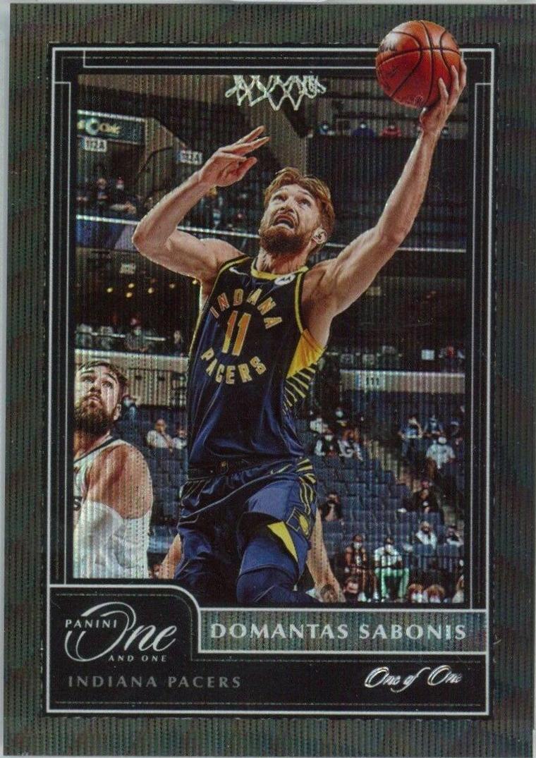 Domantas Sabonis #23 2020-21 Panini One and One Basketball