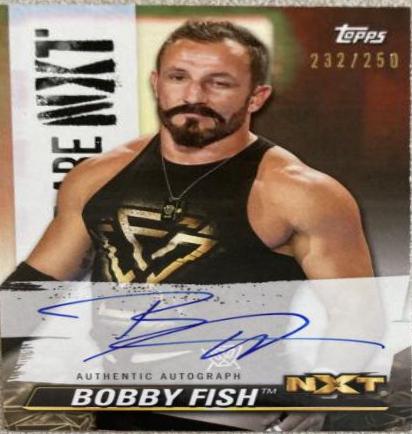 Bobby Fish #A-BF Wrestling Cards 2021 Topps WWE We Are NXT Autographs