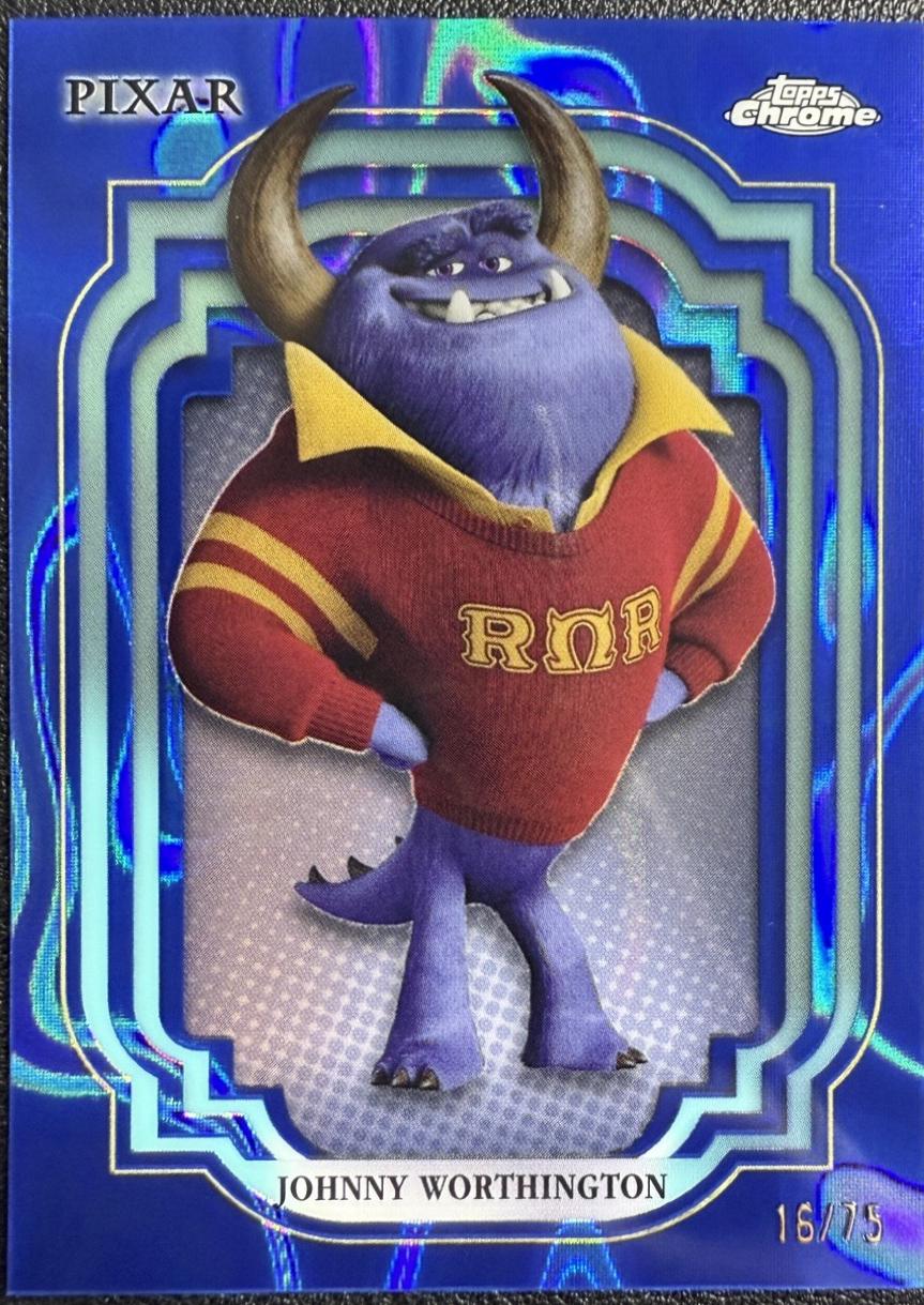 Johnny Worthington [Dark Blue Light Blue Lava Refractor] #90