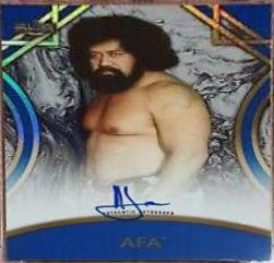 Afa #A-AF Wrestling Cards 2018 Topps Legends of WWE Autographs