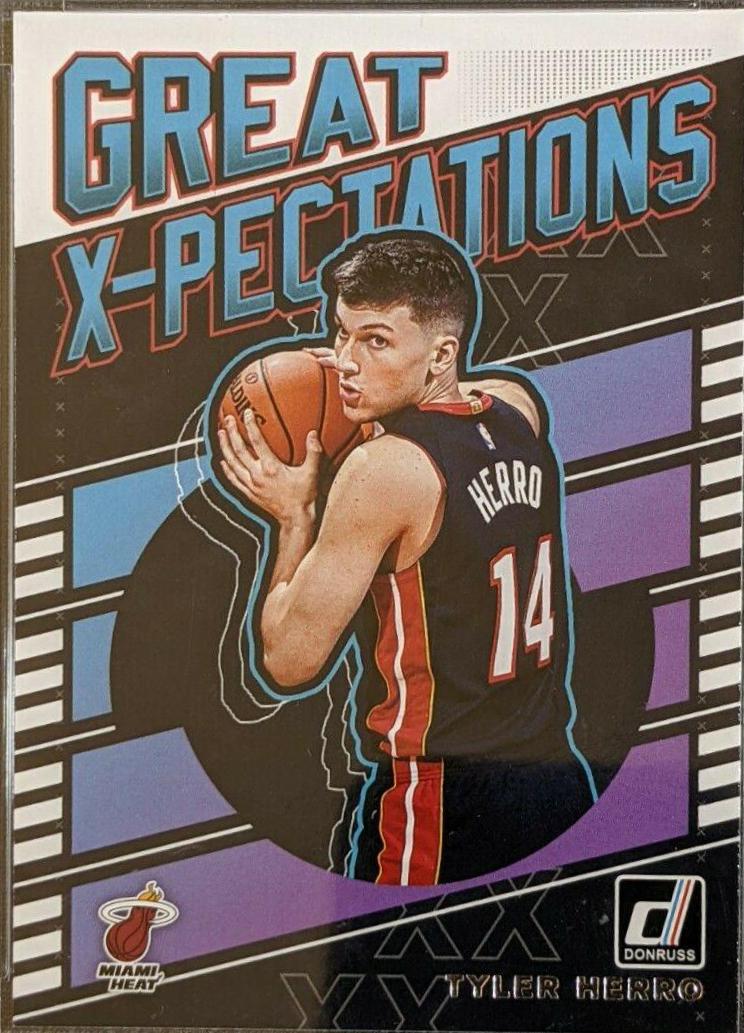 Tyler Herro #25 2019-20 Donruss Basketball Great X-Pectations