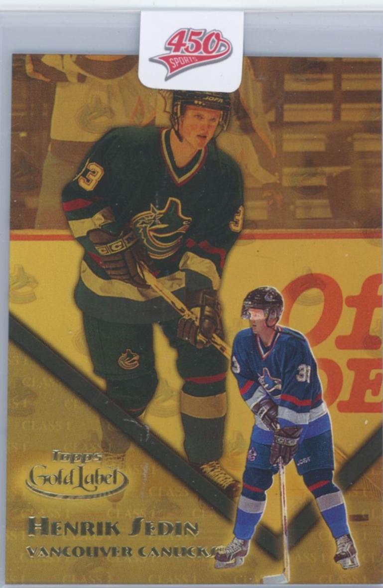 Henrik Sedin #77 2000 Topps Gold Label Hockey
