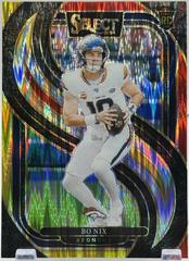 Bo Nix [Red Yellow Prizm Shock] #117 Prices | 2024 Panini Select