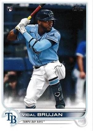 Vidal Brujan #25 Baseball Cards 2022 Topps