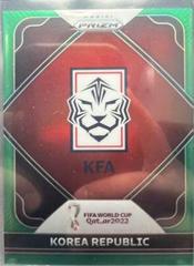 Korea Republic [Green] #15 Soccer Cards 2022 Panini Prizm World Cup Team Badges Prices