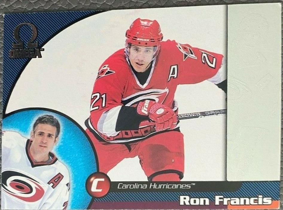 Ron Francis #40 Hockey Cards 1998 Pacific Omega