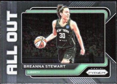 Breanna Stewart #5 Basketball Cards 2023 Panini Prizm WNBA All Out