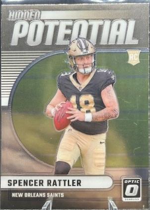 Spencer Rattler #7 Football Cards 2024 Panini Donruss Optic Hidden Potential
