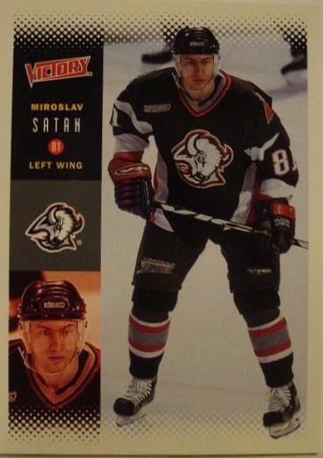 Miroslav Satan #28 Hockey Cards 2000 Upper Deck Victory
