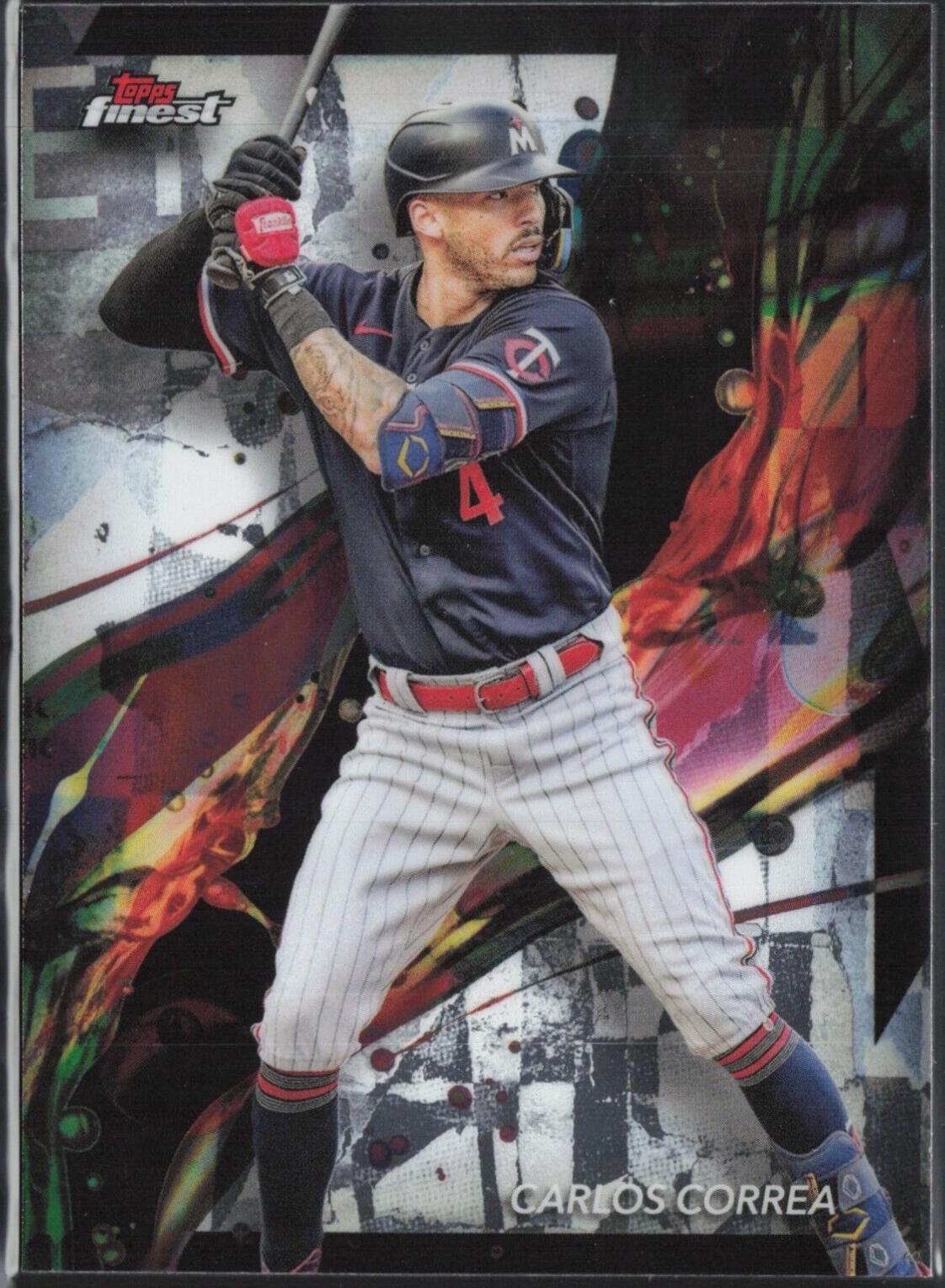 Carlos Correa #2 Baseball Cards 2024 Topps Finest