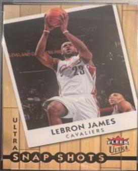 LeBron James #SS-10 Basketball Cards 2007 Ultra Snap Shots